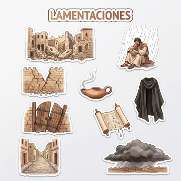 IMAGEN: página de stickers de Proverbios (5 de 13) — miniatura cuadrada, se ve chica y en movimiento
