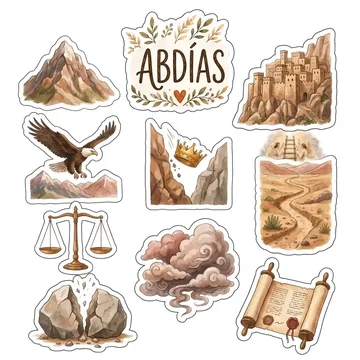 IMAGEN: página de stickers de Romanos (12 de 13) — miniatura cuadrada, se ve chica y en movimiento