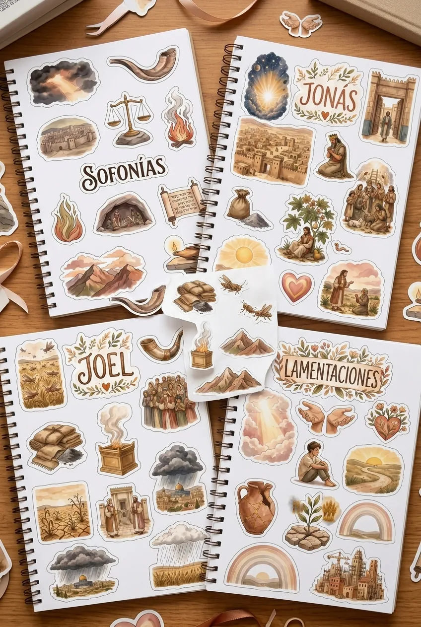 IMAGEN: mockup 6 de 6 — varias páginas de libros distintos juntas, mostrando que combinan
