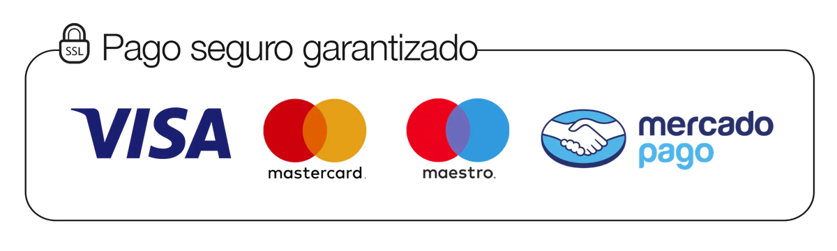IMAGEN: la tira de logos de los medios de pago del checkout, con Mercado Pago primero